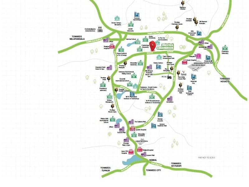 Prestige GreenbrookLocation Map