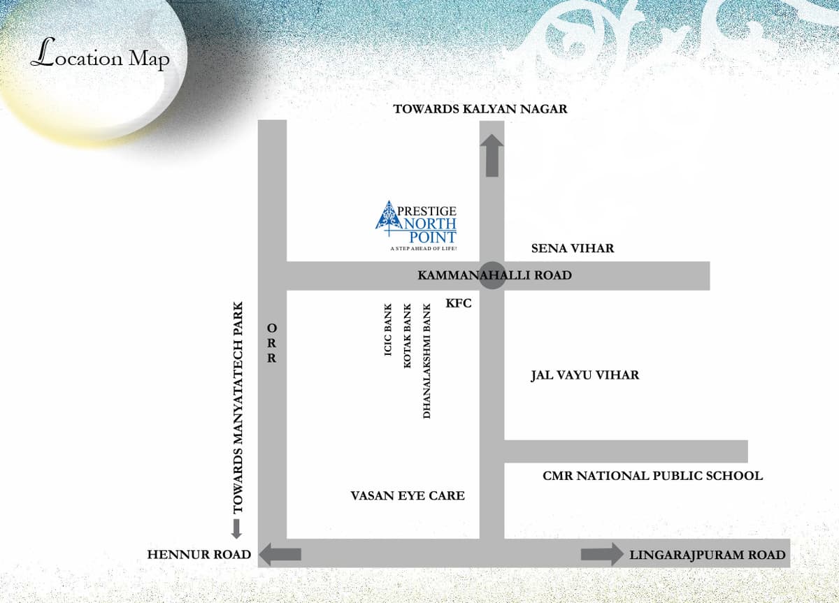 Prestige North Point Location Map