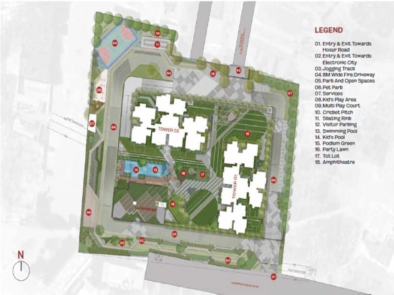Prestige Suncrest Master Plan