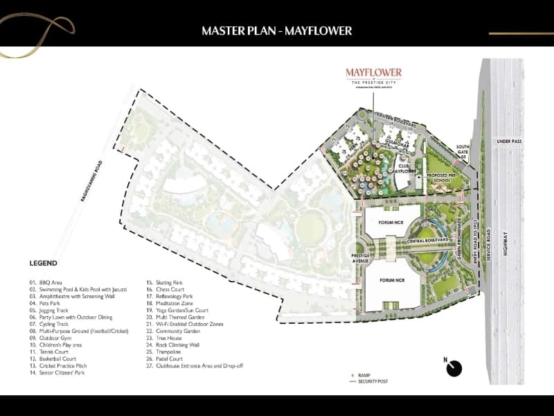 Mayflower @ The Prestige City Master Plan