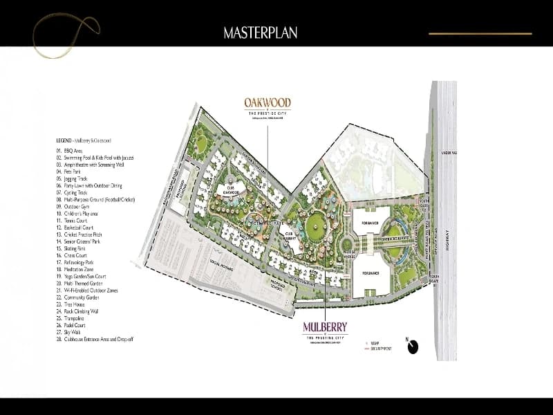 Oakwood @ The Prestige City Master Plan