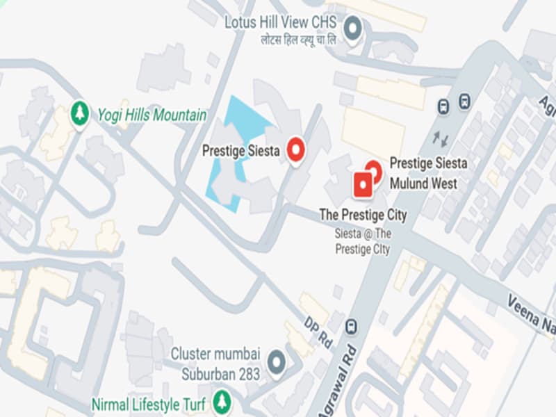 Prestige Siesta Location Map