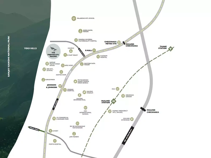 Forest Hills @ The Prestige City Location Map