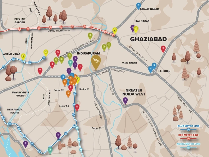 Mayflower @ The Prestige City Location Map