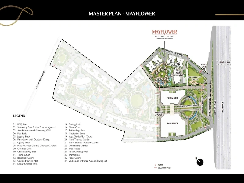 Mayflower @ The Prestige City Master Plan