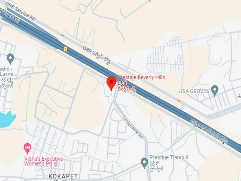 Prestige Beverly Hills Location Map