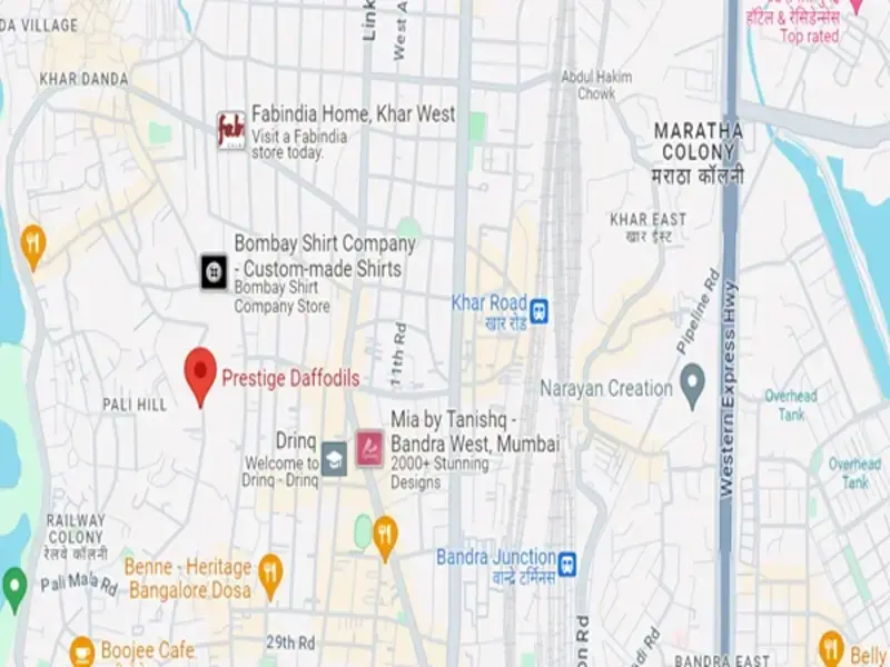 Prestige DaffodilsLocation Map