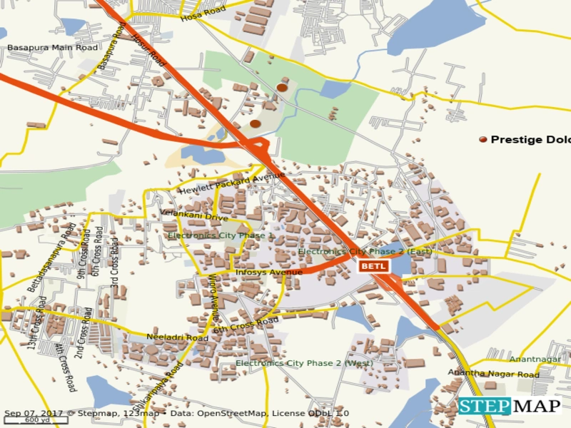 Prestige Dolce Vita Location Map
