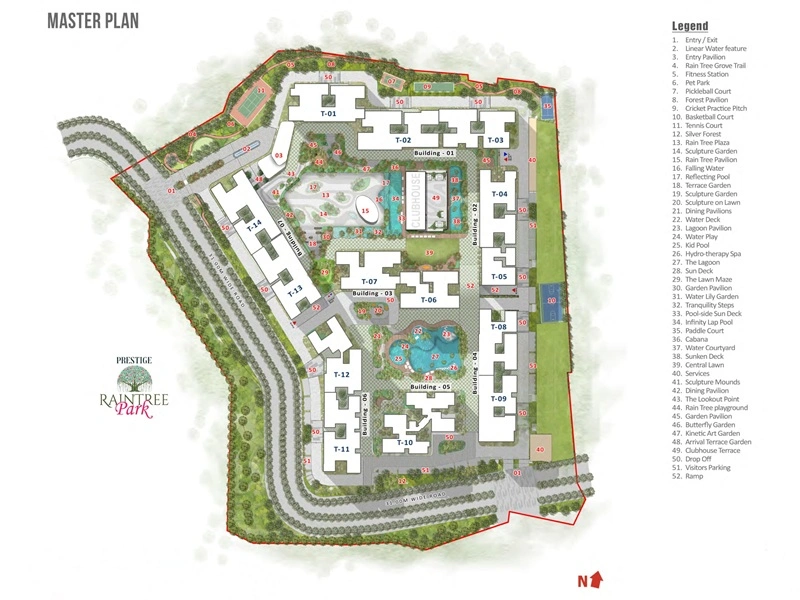 Prestige Evergreen Master Plan