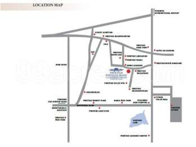 Prestige Fontaine Bleau Location Map