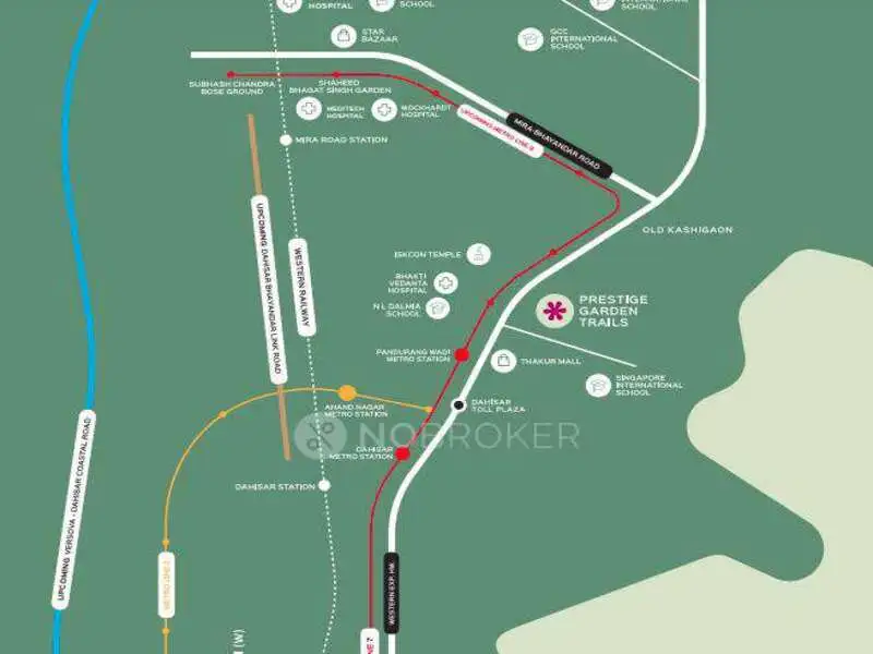 Prestige Garden Trails Location Map