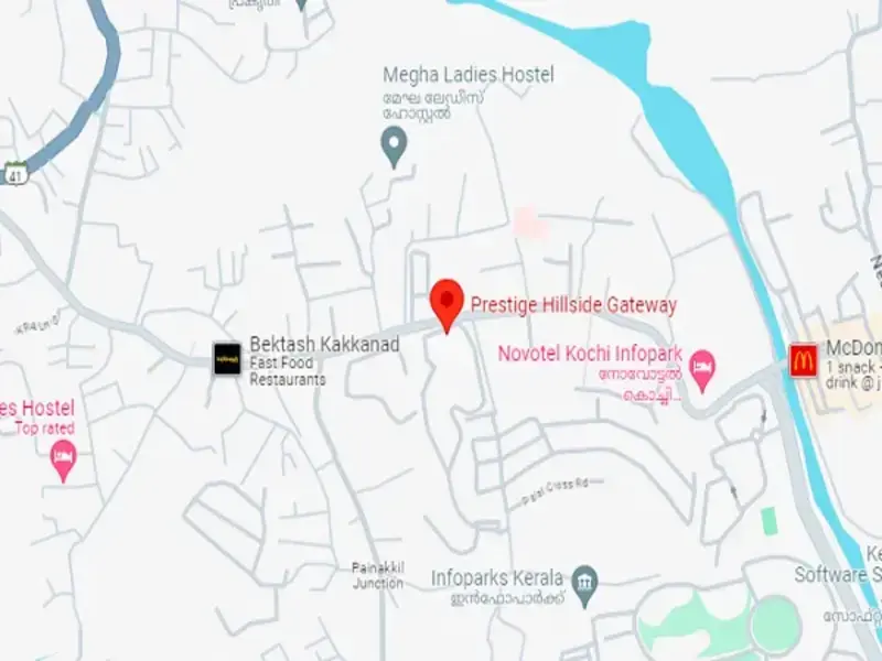 Prestige Hillside GatewayLocation Map