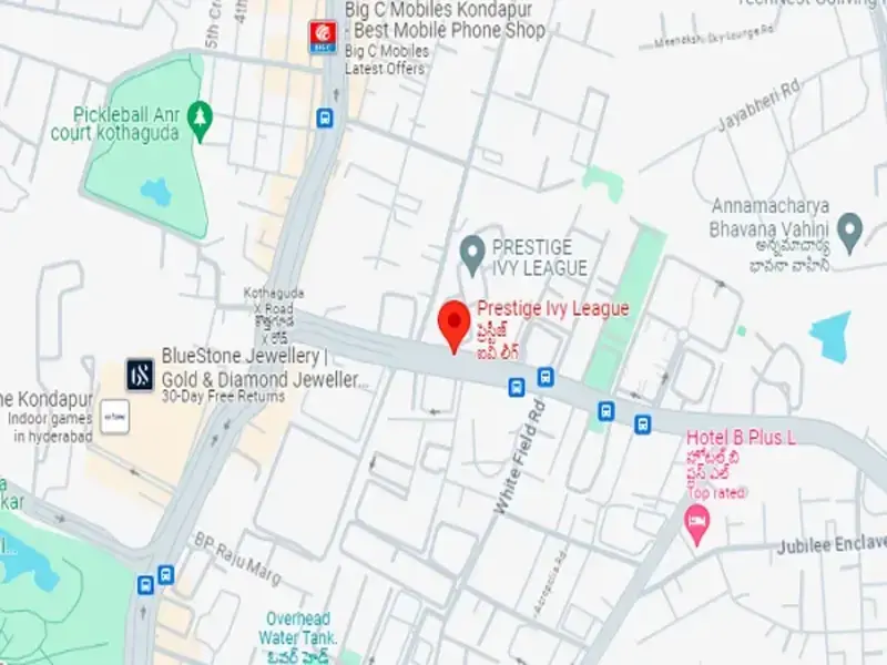 Prestige Ivy League Location Map