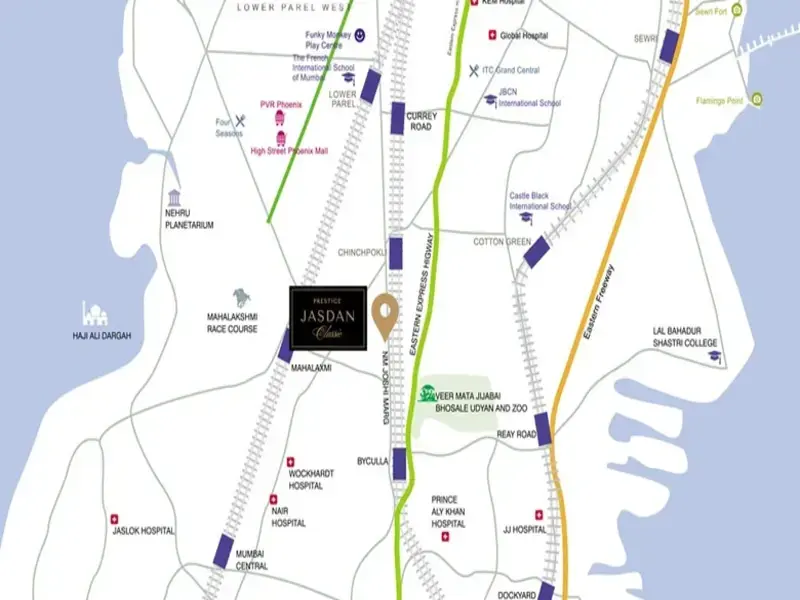 Prestige Jasdan ClassicLocation Map