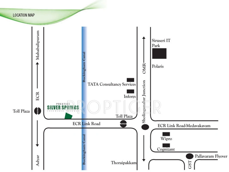 Prestige Silver Springs Location Map
