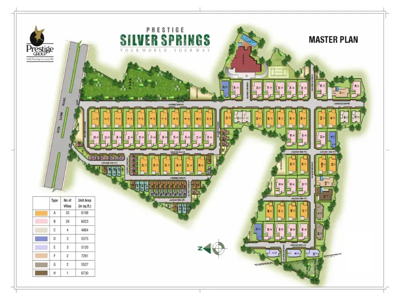 Prestige Silver Springs Master Plan