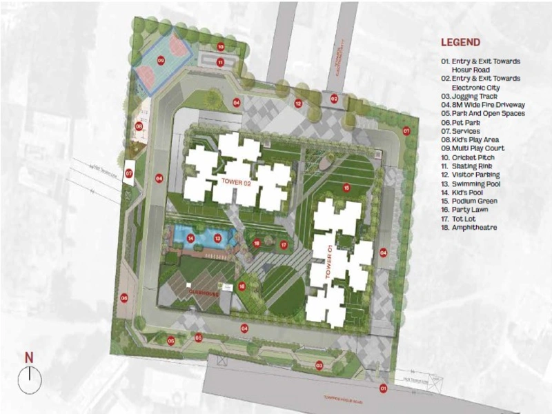 Prestige Suncrest Master Plan