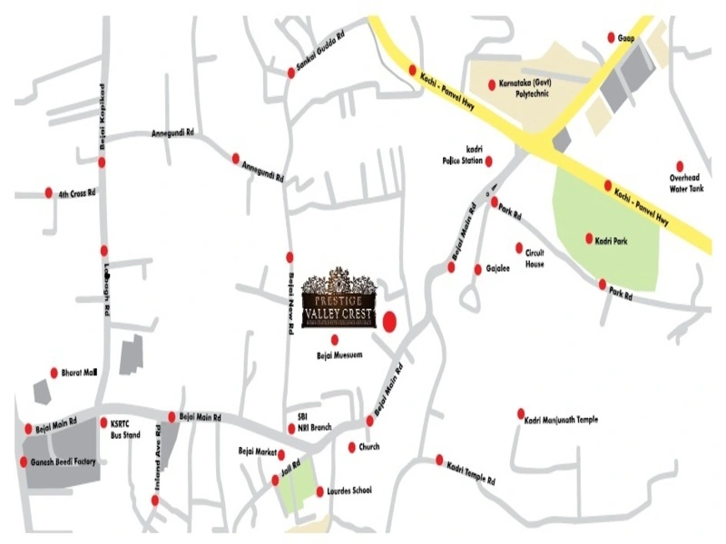 Prestige Valley Crest Location Map