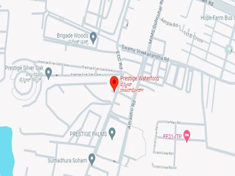 Prestige Waterford Location Map